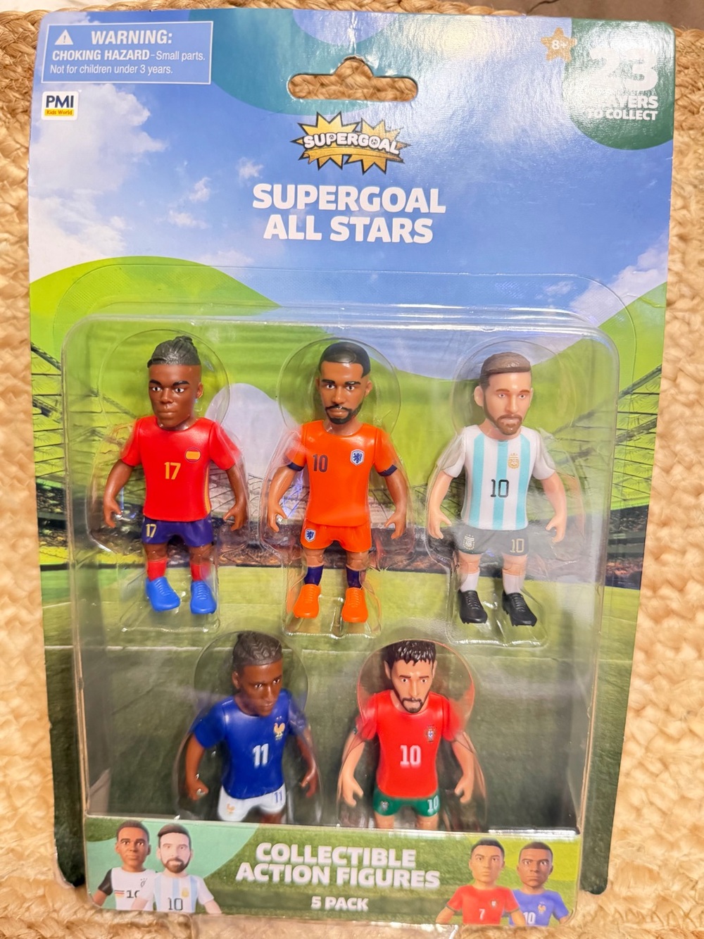 FIFA Supergoal All Stars Soccer
5 Figures Messi Williams Depay Olise Silva NEW